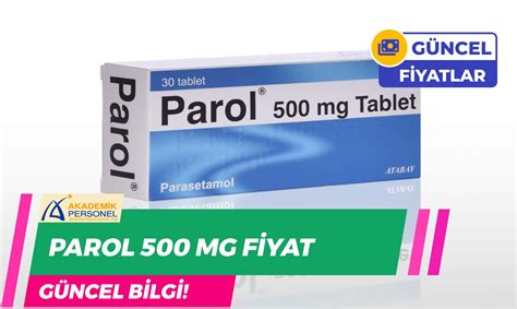 parol tablet kullanımı
